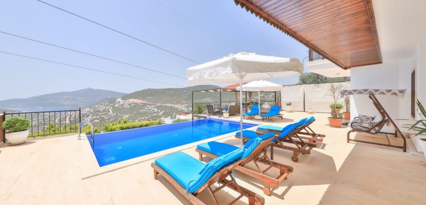 Three Bedroom Villa with Fabulous view in Kalkan for sale