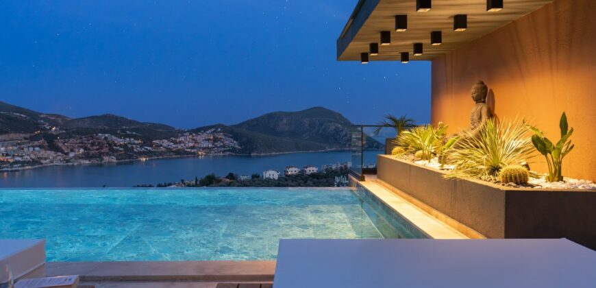 Luxury Six Bedroom Villa With Spectacular View in Kalkan