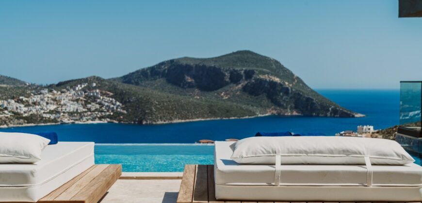 Luxury Six Bedroom Villa With Spectacular View in Kalkan