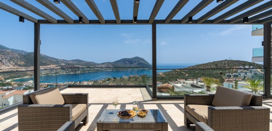 Luxury Six Bedroom Villa With Spectacular View in Kalkan