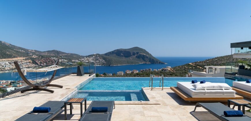 Luxury Six Bedroom Villa With Spectacular View in Kalkan